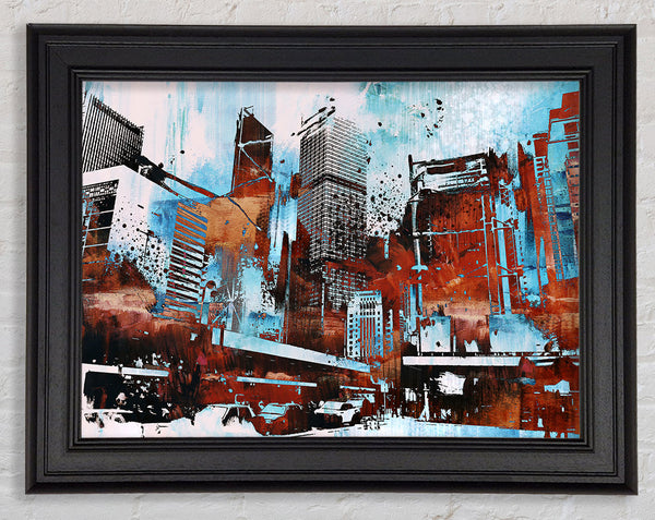 Chocolate City Blues 1 Framed Print