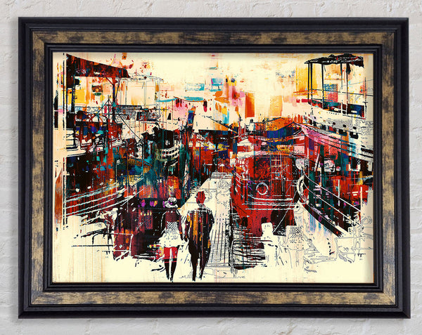 Adventure In The City Framed Print
