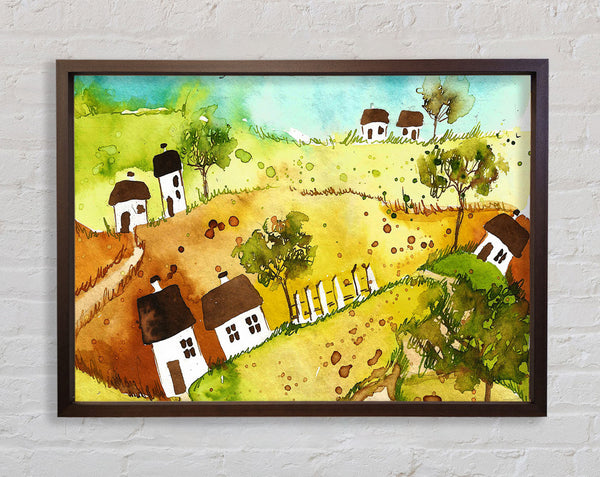 Countryside Living Framed Print