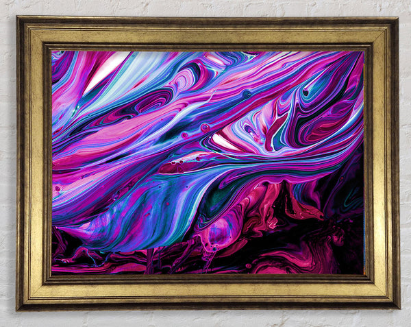 Liquid Melt Framed Print