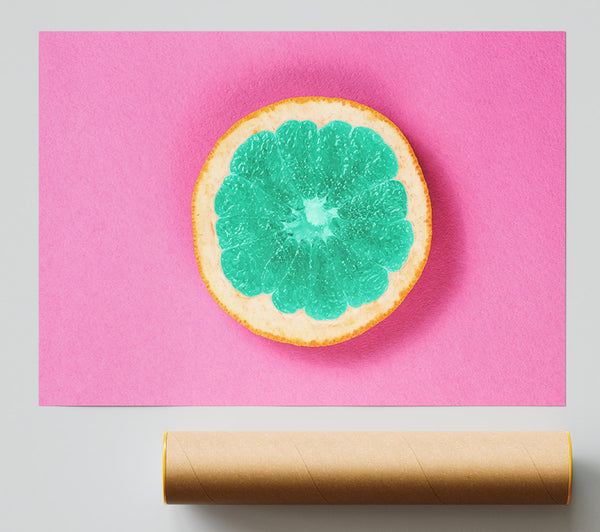 Orange Slice Poster