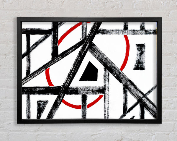 Lines To Nowhere Framed Print