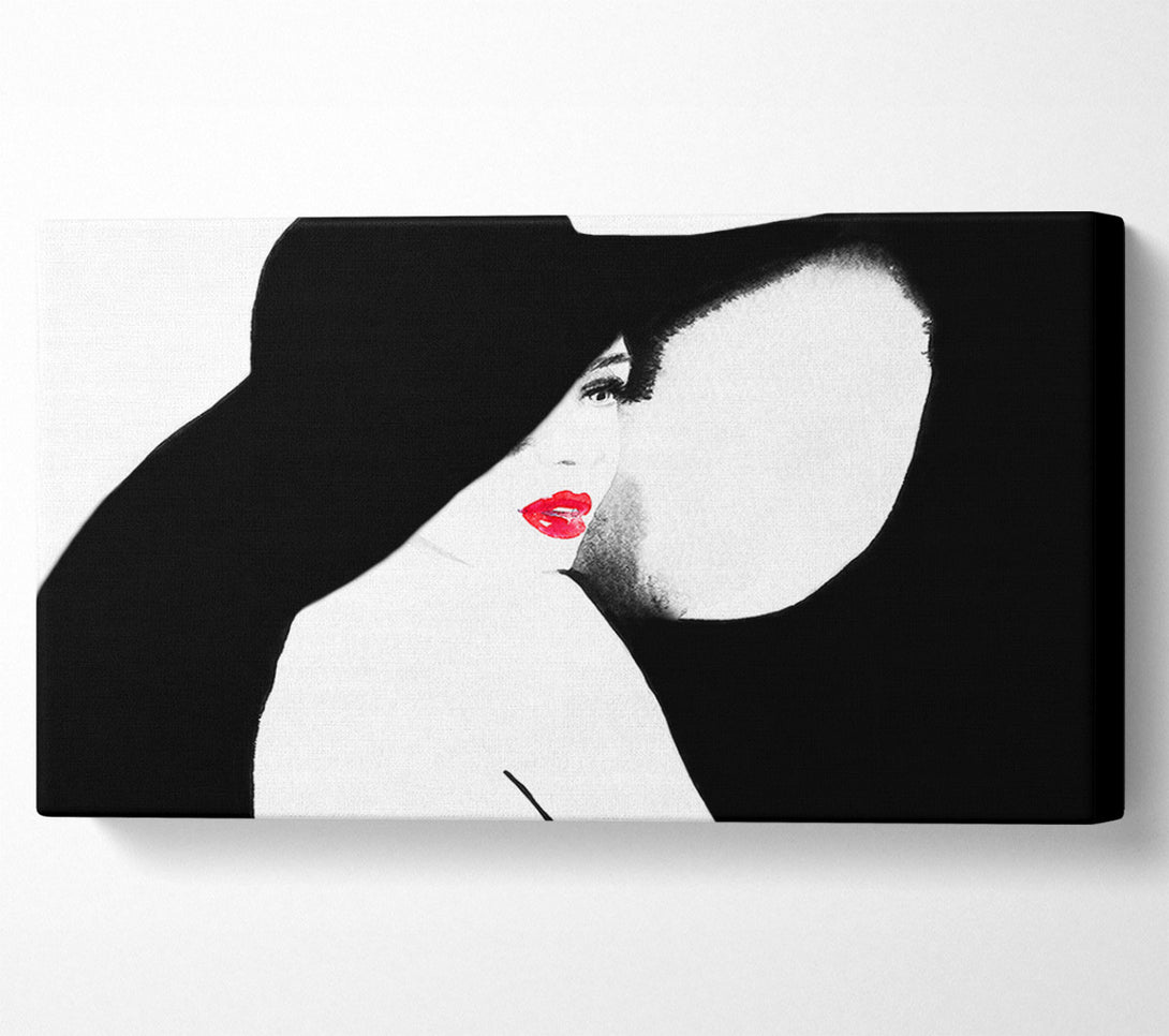  A Canvas Print of Mysterious Girl Canvas Art