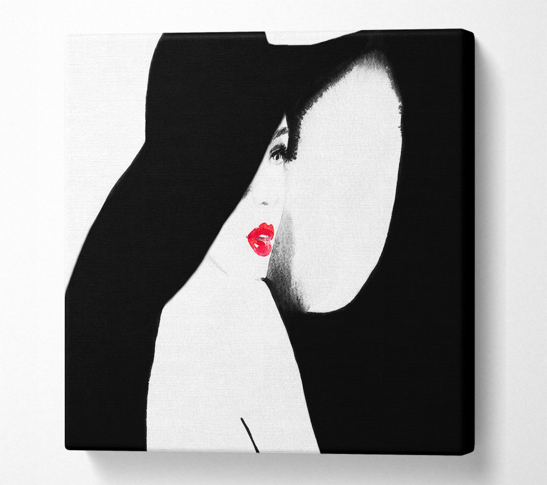  A Canvas Print of Mysterious Girl Canvas Art