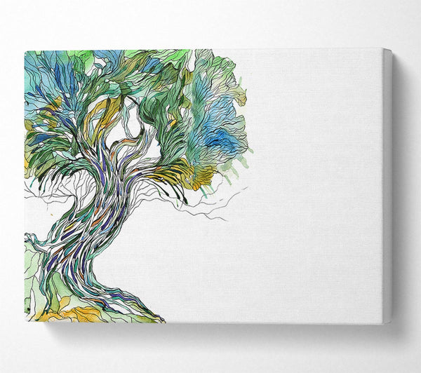  A Canvas Print of Tree Of Life Canvas Wall Art