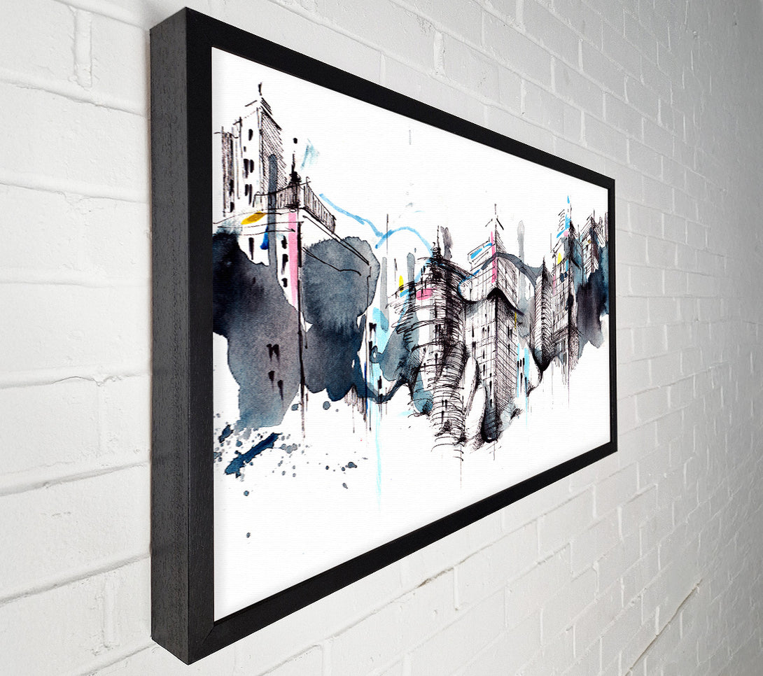  A Canvas Print of All Done On A Handshake Canvas Print