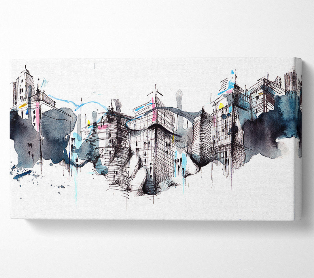  A Canvas Print of All Done On A Handshake Canvas Print