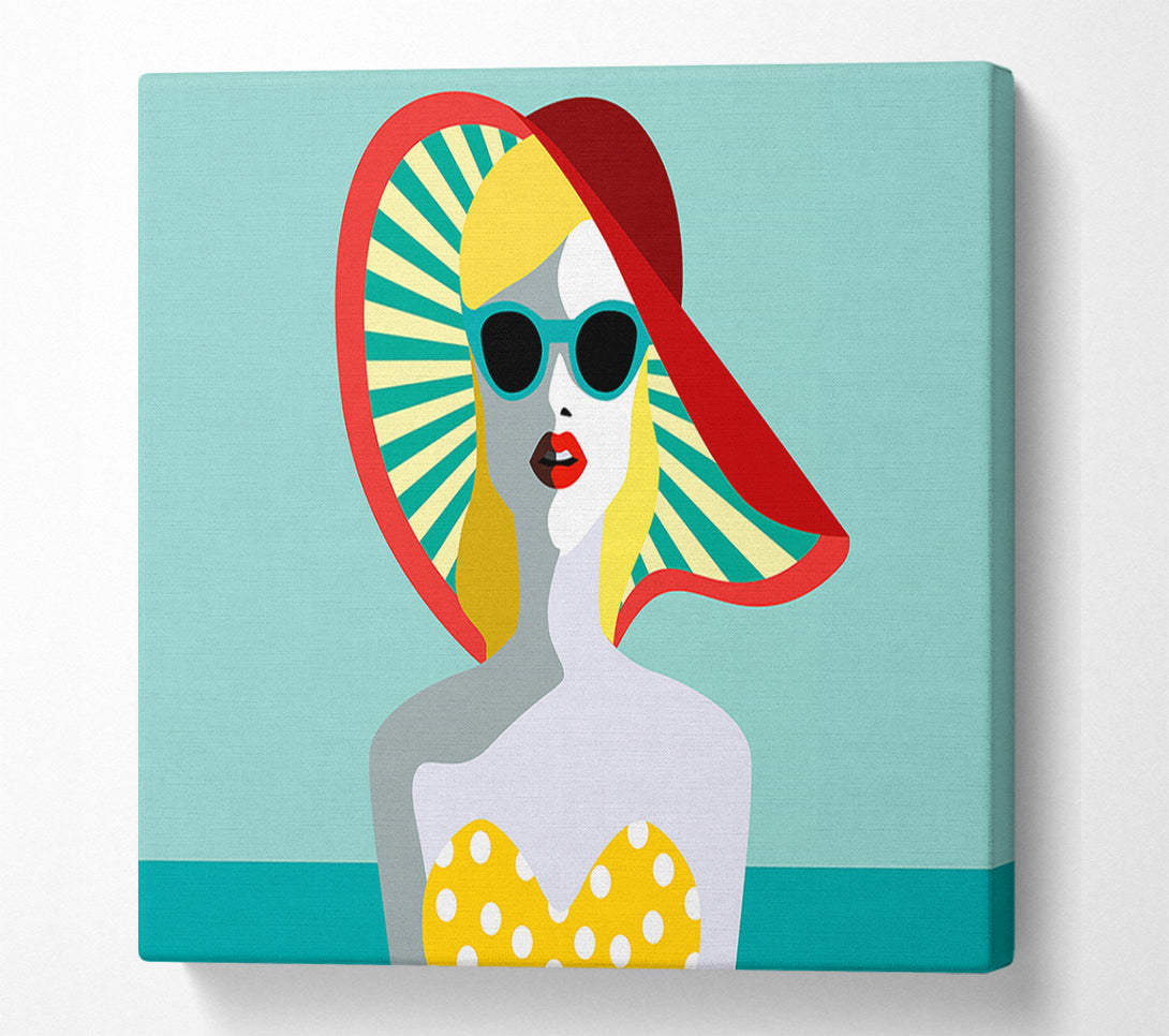  A Canvas Print of Summer Beauty Canvas Print