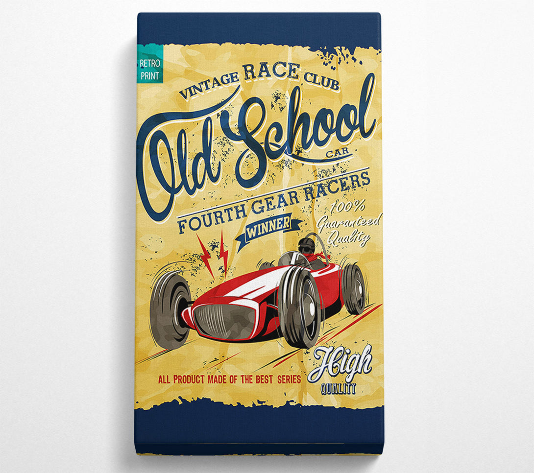  A Canvas Print of Old School Canvas Wall Art