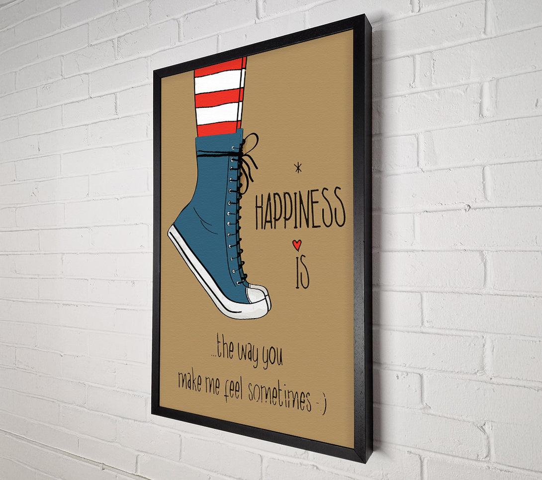  A Canvas Print of Happiness Is The Way You Canvas Print