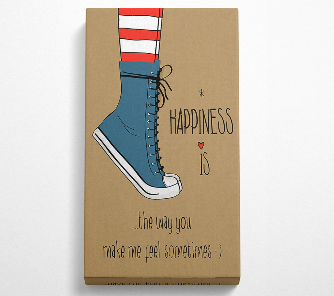  A Canvas Print of Happiness Is The Way You Canvas Print