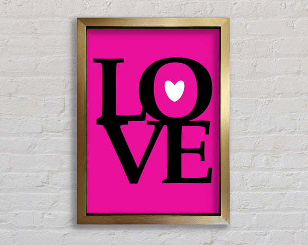 Love 2 Framed Print