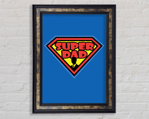 Super Dad Framed Print