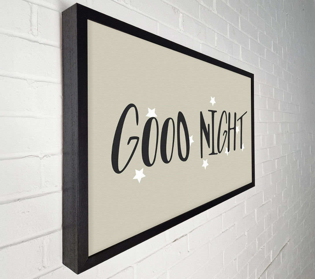  A Canvas Print of Good Night Canvas Wall Art