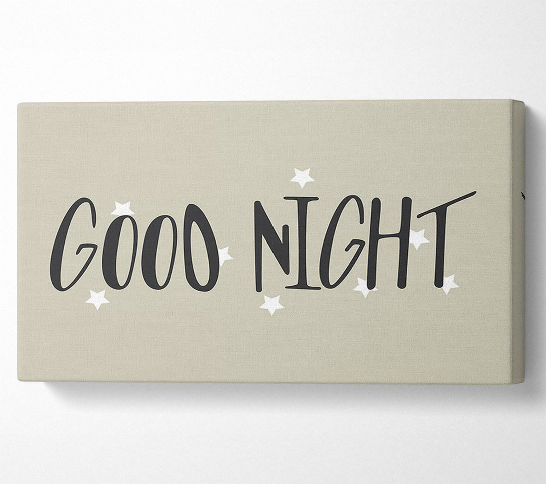  A Canvas Print of Good Night Canvas Wall Art