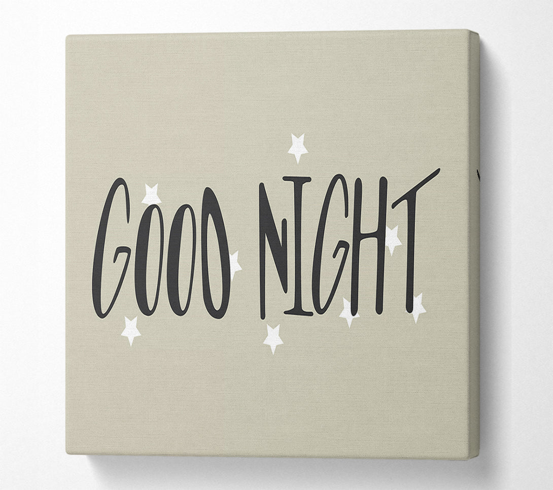  A Canvas Print of Good Night Canvas Wall Art