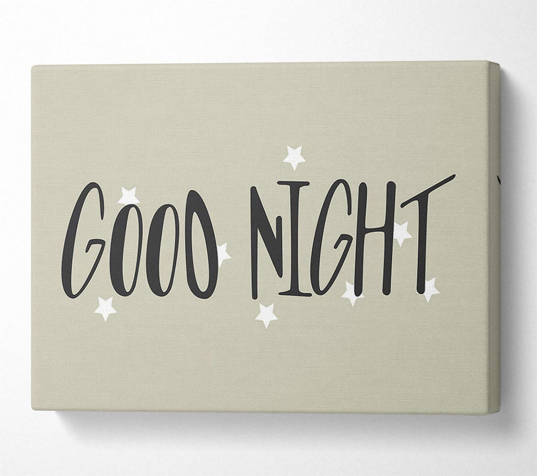  A Canvas Print of Good Night Canvas Wall Art