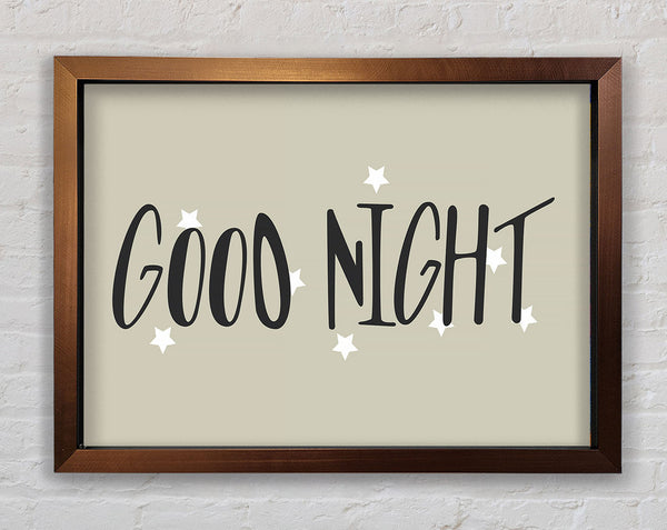 Good Night Framed Print