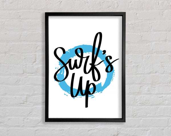 Surfs Up Framed Print