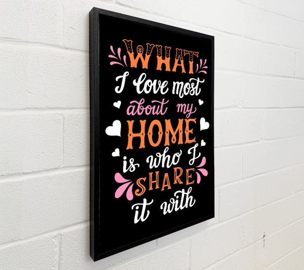What I Love Most About My Home