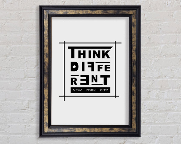 Think Different Framed Print