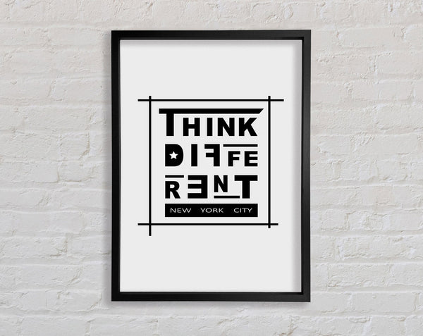 Think Different Framed Print
