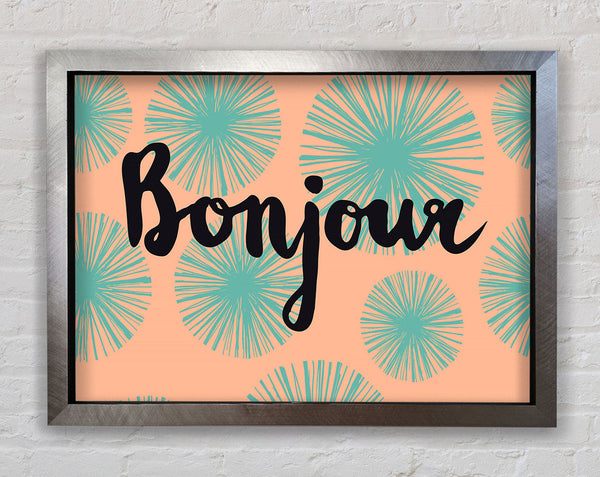 Bonjour 1 Framed Print
