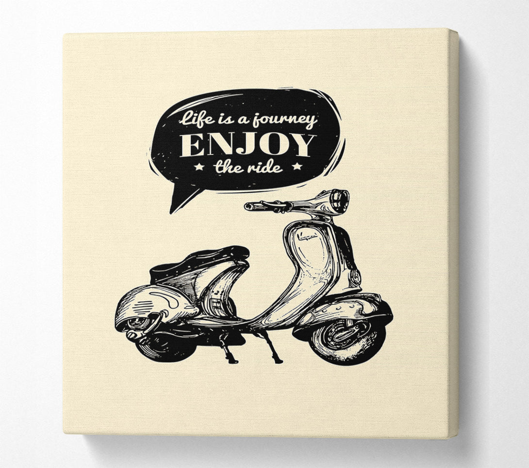  A Canvas Print of Life Is A Journey 2 Canvas Wall Art