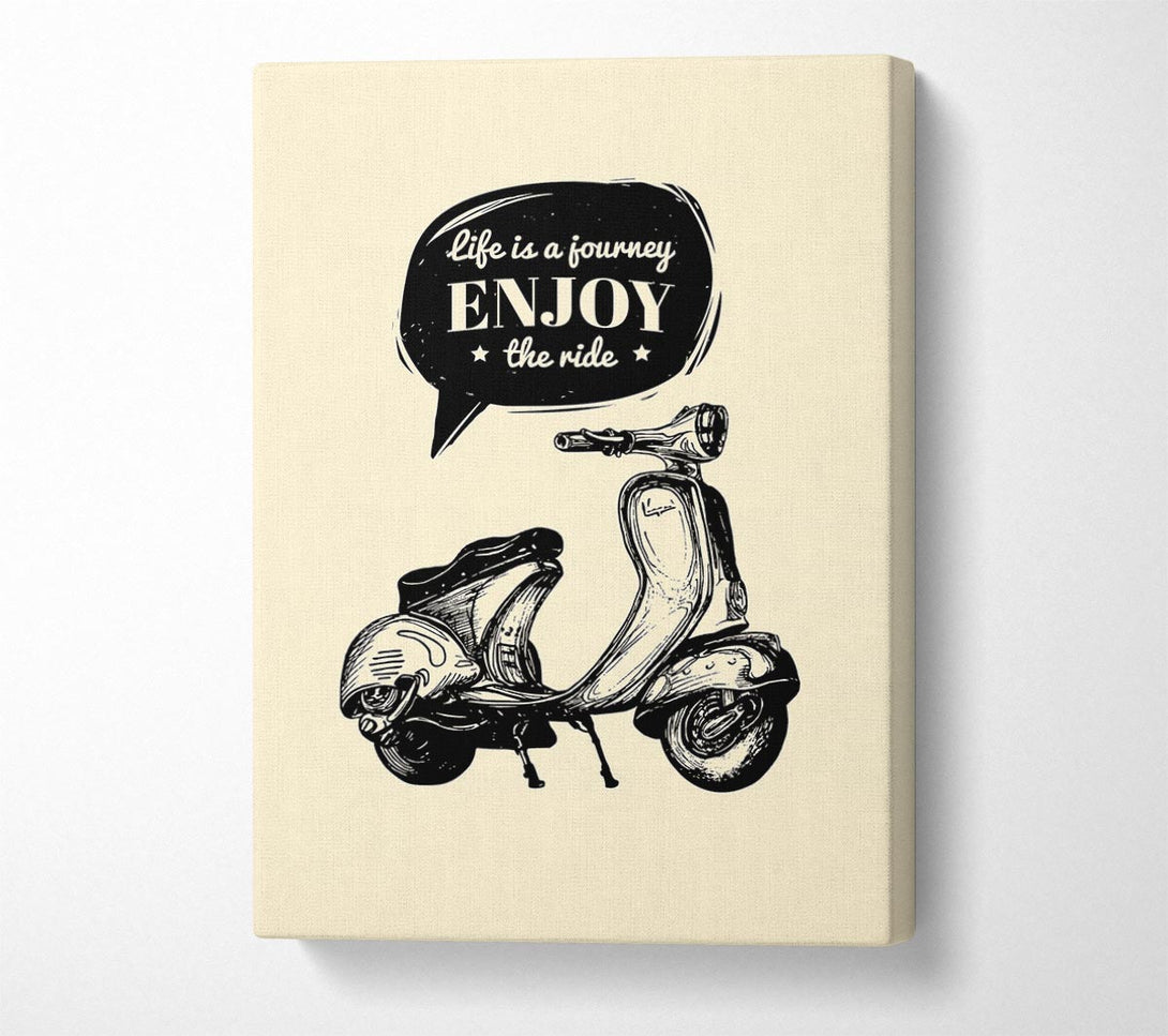  A Canvas Print of Life Is A Journey 2 Canvas Wall Art