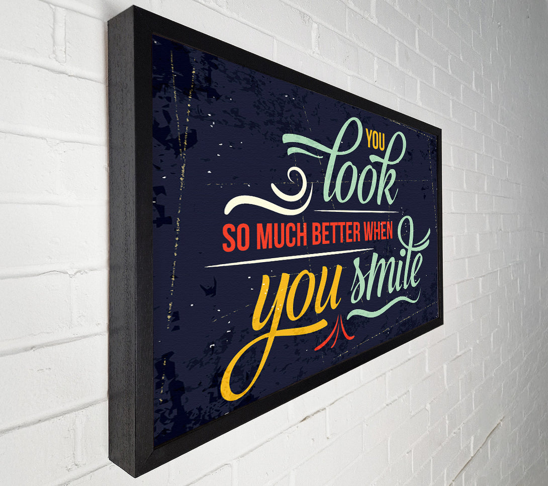  A Canvas Print of You Look So Much Better When 1 Canvas Wall Art