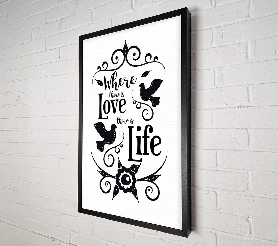  A Canvas Print of Where There Is Love Canvas Art