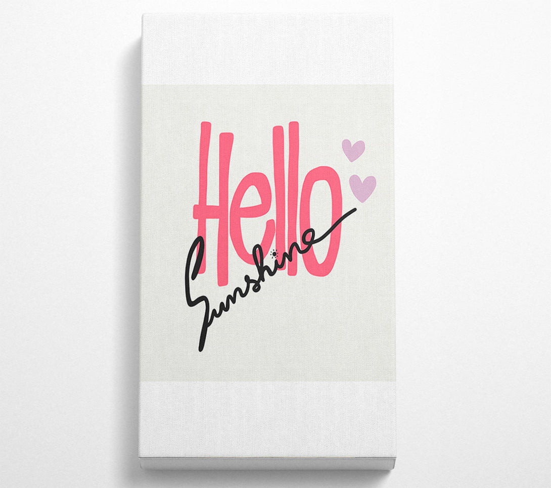  A Canvas Print of Hello Sunshine 1 Canvas Art