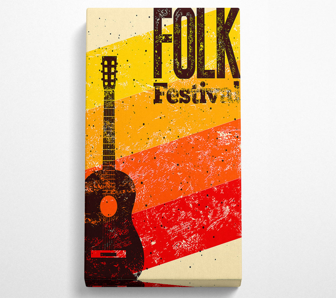  A Canvas Print of Folk Festival Canvas Art