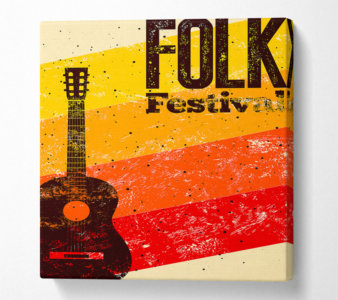  A Canvas Print of Folk Festival Canvas Art