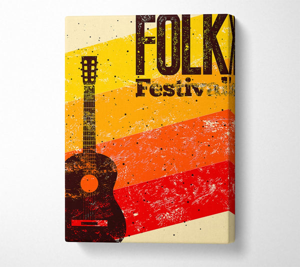  A Canvas Print of Folk Festival Canvas Art