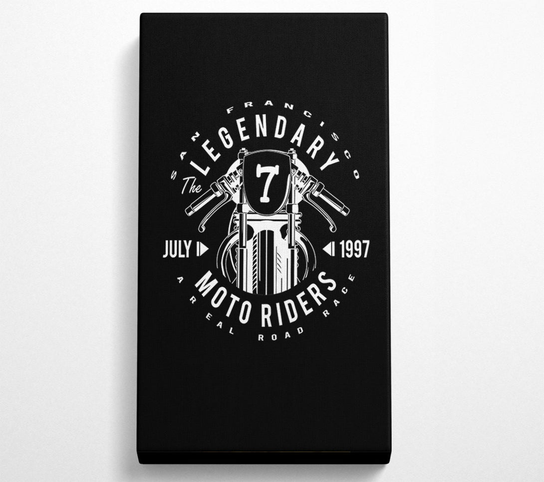  A Canvas Print of San Francisco Moto Riders Canvas Wall Art