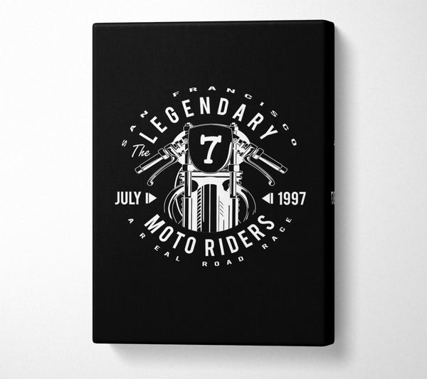  A Canvas Print of San Francisco Moto Riders Canvas Wall Art