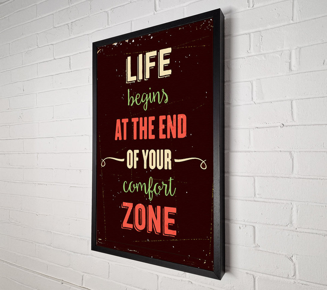  A Canvas Print of Life Begins Canvas Print