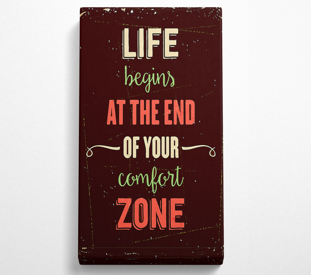  A Canvas Print of Life Begins Canvas Print
