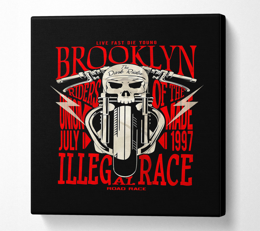  A Canvas Print of Brooklyn The Dark Rider Canvas Art