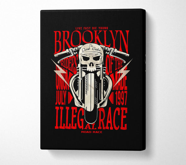  A Canvas Print of Brooklyn The Dark Rider Canvas Art