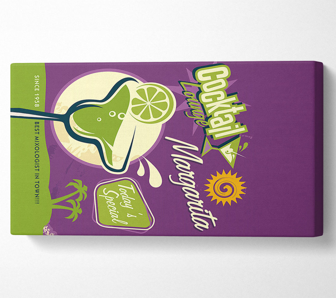  A Canvas Print of Margarita Cocktail Canvas Wall Art