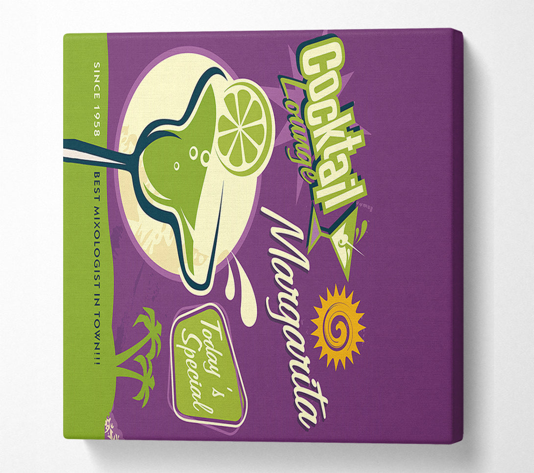  A Canvas Print of Margarita Cocktail Canvas Wall Art
