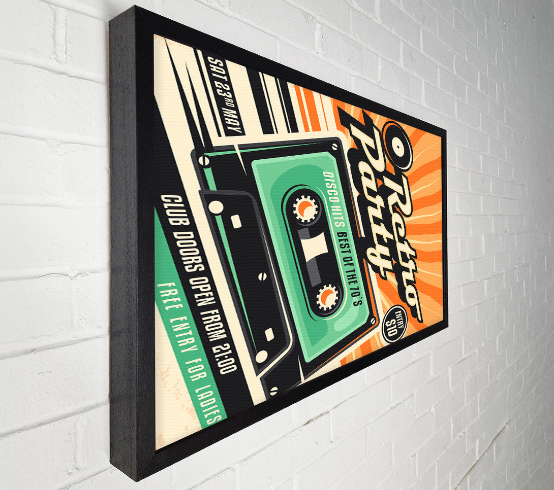  A Canvas Print of Disco Hits Best Of The 70's Canvas Art