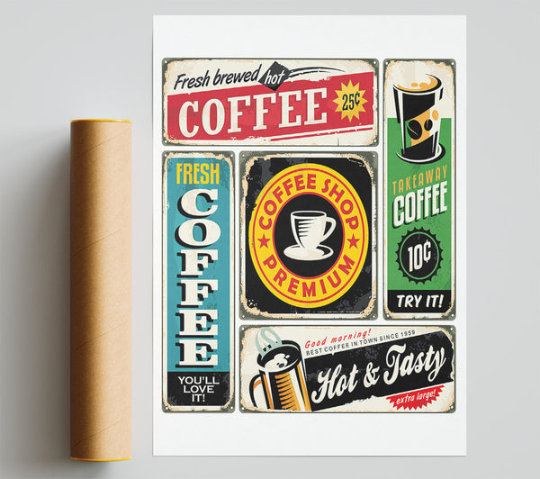 Coffee Shop Premium Print