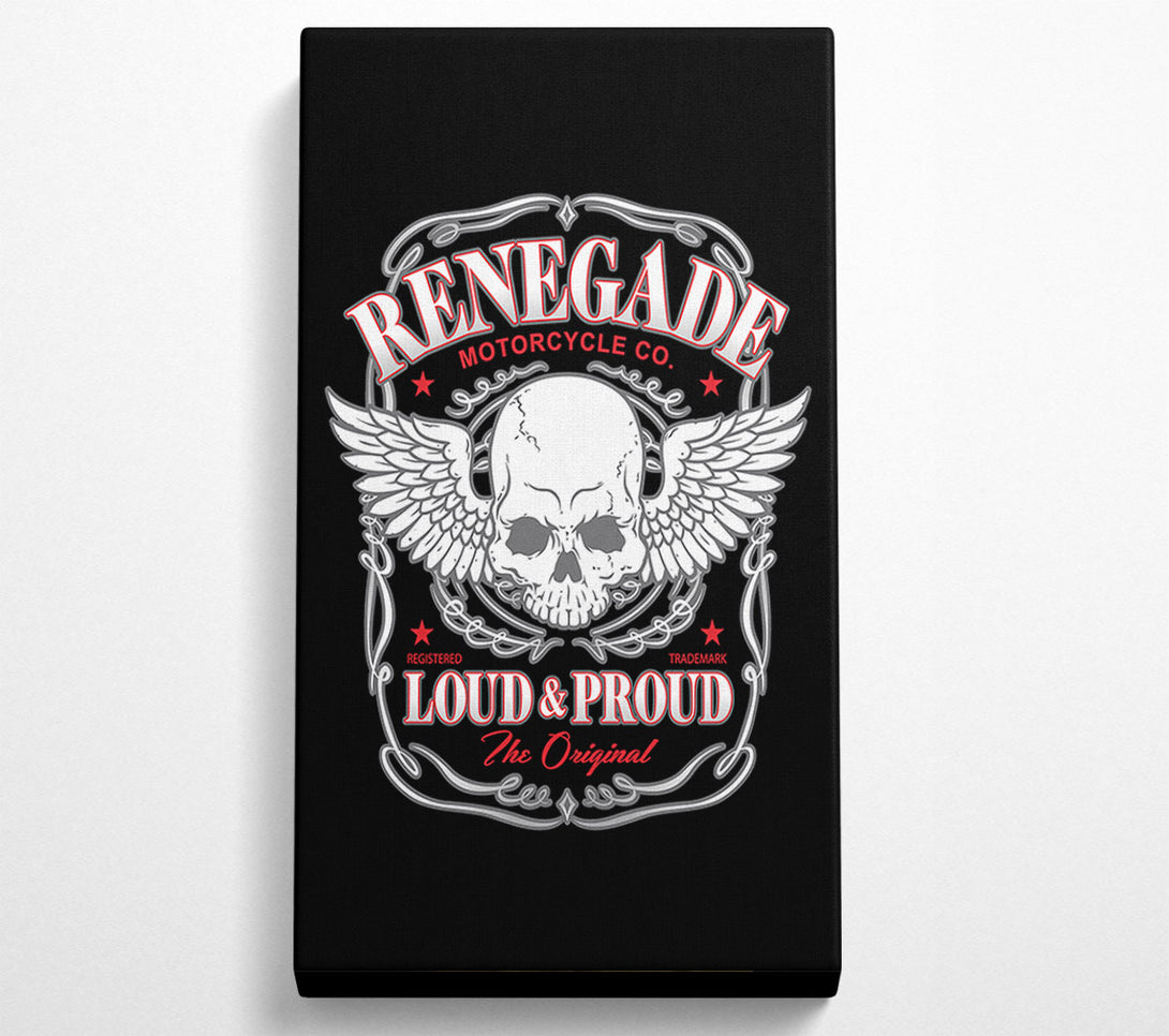  A Canvas Print of Renegade Motorcycle Co Canvas Wall Art
