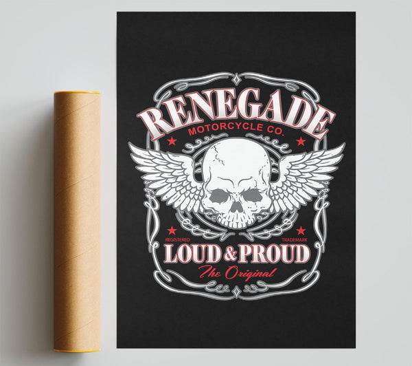 Renegade Motorcycle Co Poster
