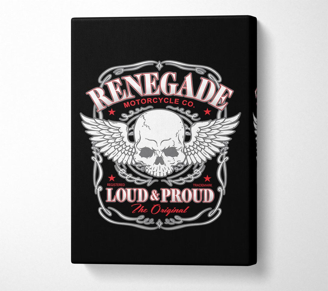  A Canvas Print of Renegade Motorcycle Co Canvas Wall Art