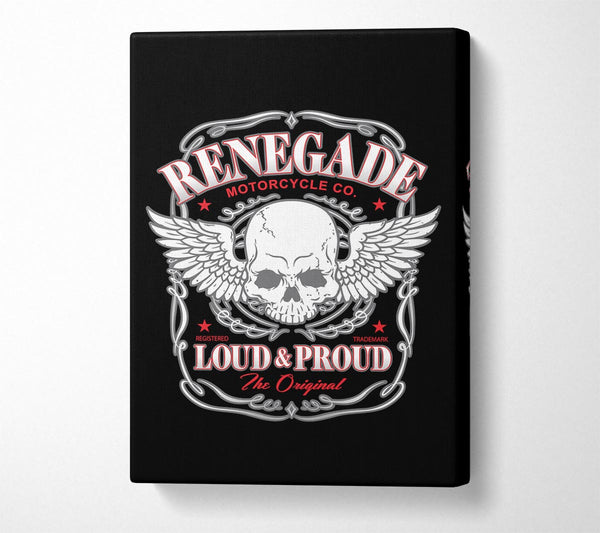  A Canvas Print of Renegade Motorcycle Co Canvas Wall Art