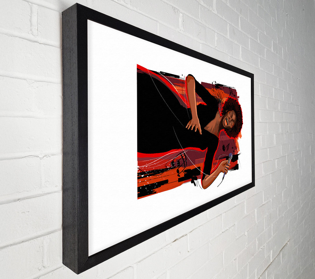  A Canvas Print of Soul Singer Canvas Wall Art